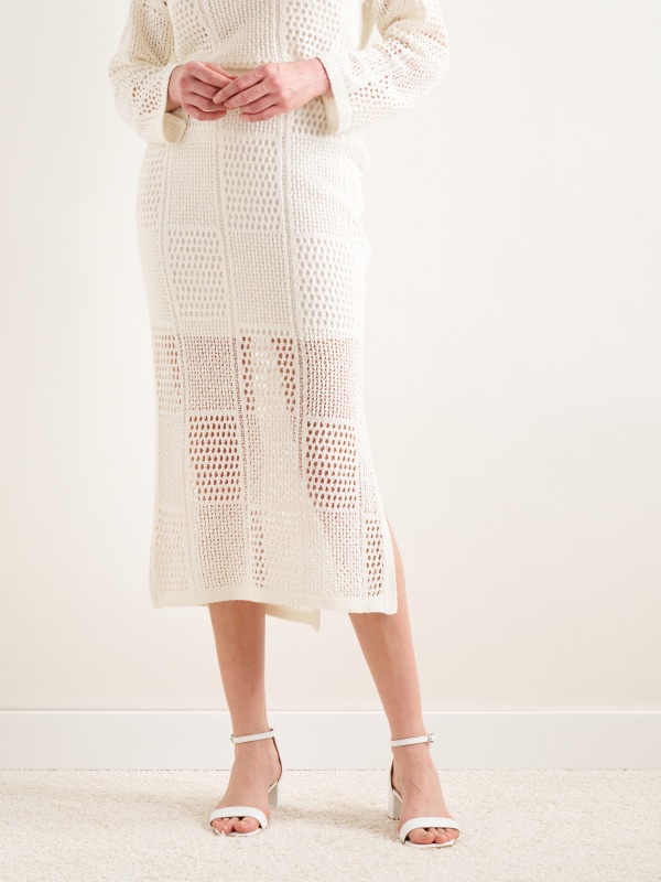 Юбка миди в сетку - G022SZ0TL0LEBRE-E Юбка жен. (VR019, S)