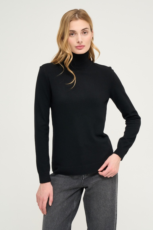 Водолазка базовая с добавлением шерсти и кашемира - G022SZ0TK0R-PELY-TB Кофта жен. (VR046, M)