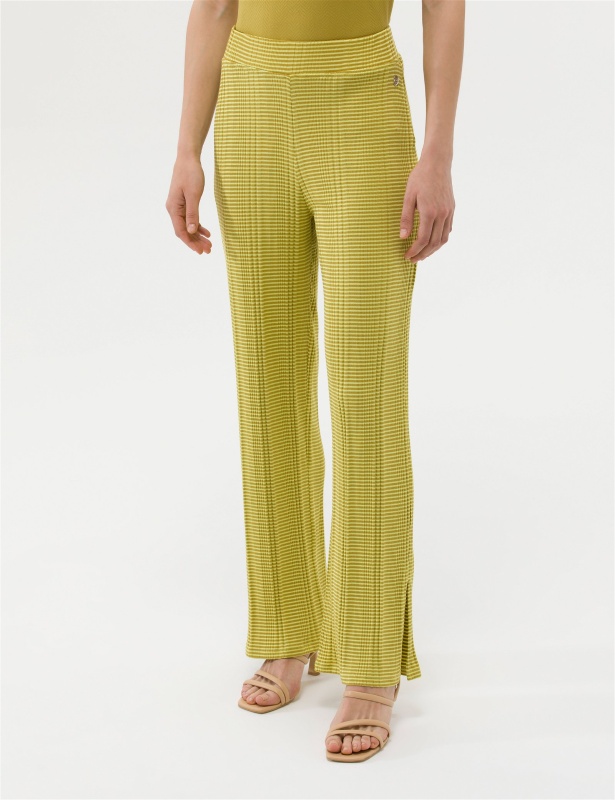 Брюки трикотажные с разрезами - G022SZ0OP0TELAS-P Брюки спорт. жен. (VR235, L)