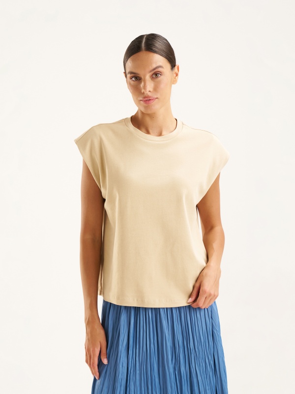 Футболка без рукавов - G022SZ0110CERA Футболка жен. (VR011, L)