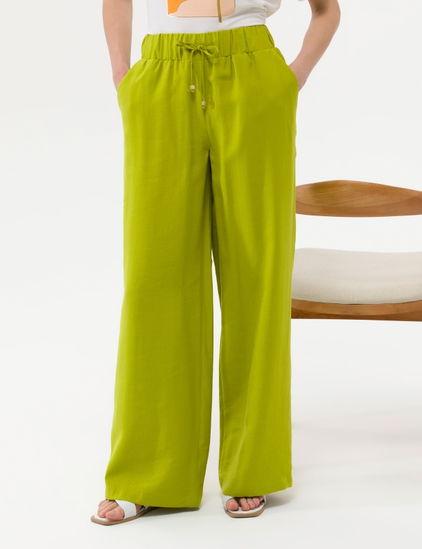 Брюки широкие на кулиске - G022SZ0780EREZ Брюки жен. (VR232, 42)