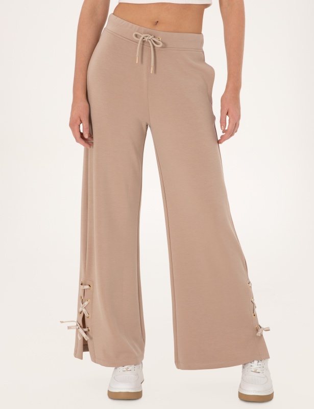 Брюки спортивные со шнуровкой прямые - G022SZ0OP0CALEX_P Брюки спорт. жен. (VR011, M)