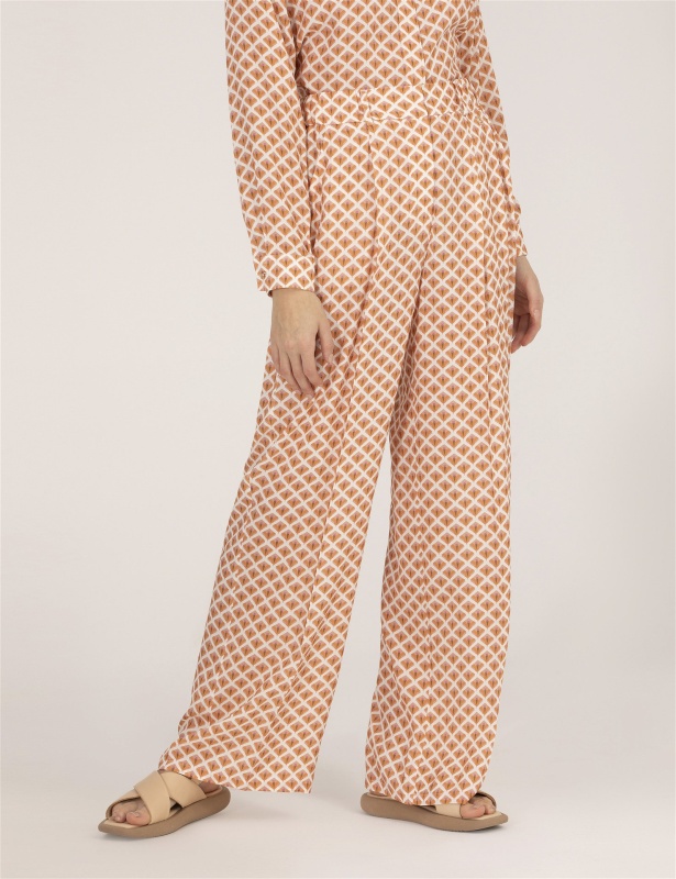 Брюки широкие из вискозы - G022SZ0780CEDRUS-P23Y Брюки жен. (VR222, 42)