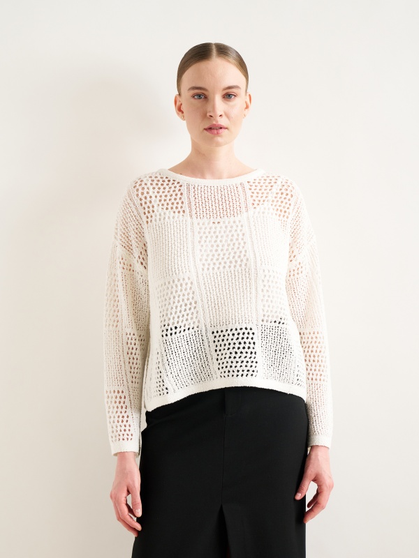 Джемпер-сетка - G022SZ0TK0LEBRE-K Кофта жен. (VR019, XS)