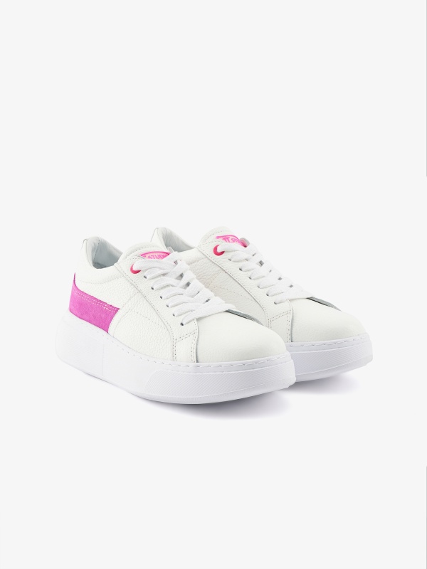 Кеды кожаные с цветной вставкой - S072SZ0330Y23MALZ-SPR Обувь жен. (VR167, 36)