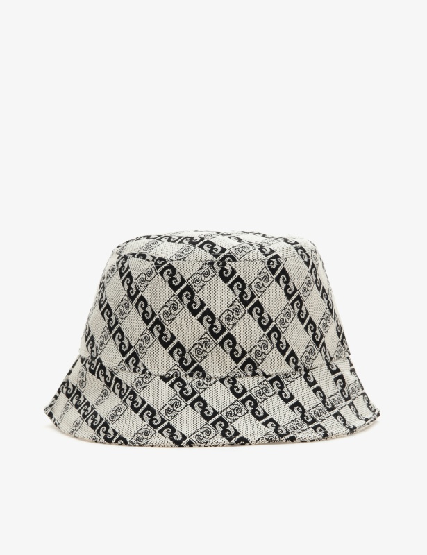 Панама с монограммой бренда - A022SZ0640JAKARLIBUCKETIY25 Шапка жен. (VR046)