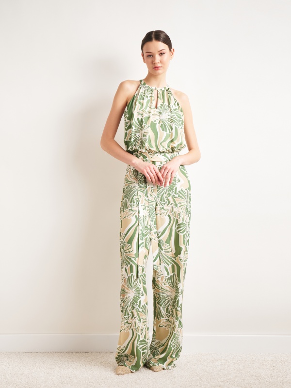 Комбинезон с воротником халтер - G022SZ0320WOLK-T Платье жен. (VR054, 32)