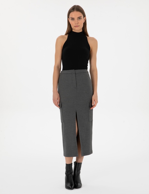 Юбка-карандаш с боковыми карманами - G022SZ0980MINOS Юбка жен. (VR006, 38)