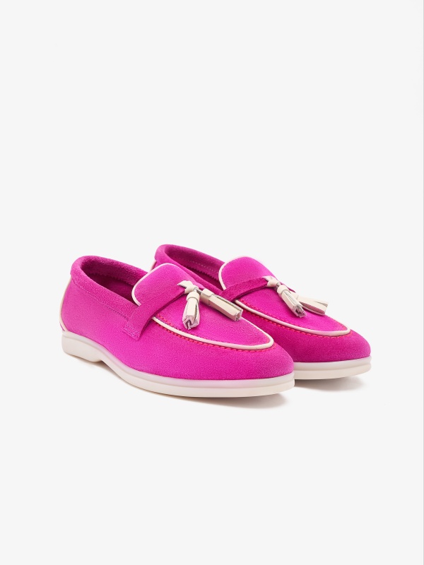 Лоферы замшевые с кисточкой - S072SZ0330Y23BATALS-LOA Обувь жен. (VR023, 39)