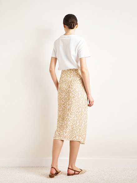 Юбка миди на запах - G022SZ0980HOPE-E Юбка жен. (VR011, 34)