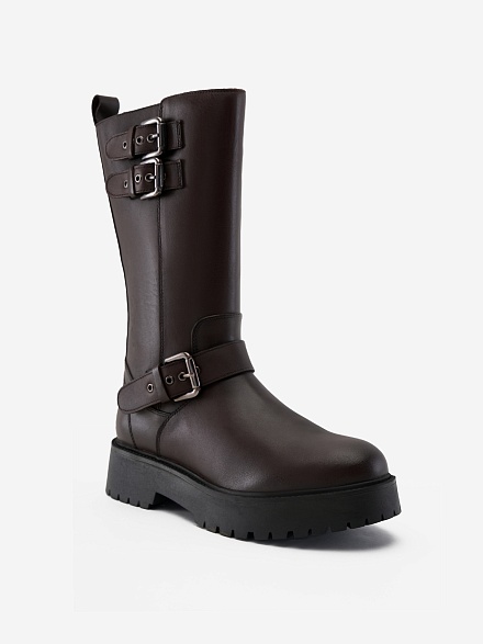 Сапоги  кожаные на молнии - S072SZ0330K24POSTO_P Обувь жен. (VR029, 38)