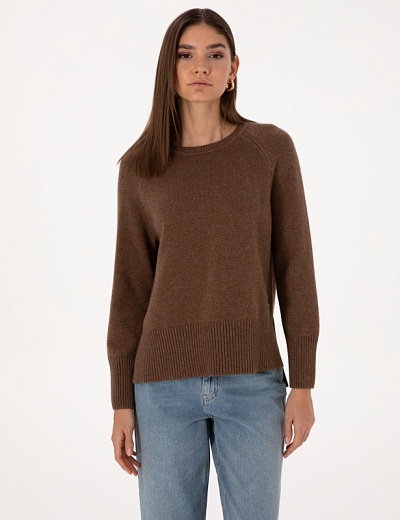 Джемпер из шерсти с добавлением шелка и кашемира - G022SZ0TK0SANYA Кофта жен. (VR029, S)