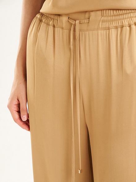 Брюки широкие на кулиске - G022SZ0780YUNA_P Брюки жен. (VR029, 36)