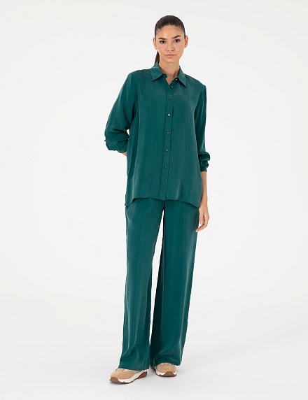 Брюки на резинке широкие - G022SZ0780PARENSO_P Брюки жен. (VR079, 32)