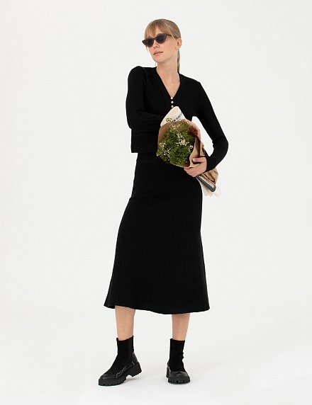 Юбка вязаная миди - G022SZ0TL0ORCHID-E Юбка жен. (VR046, M)