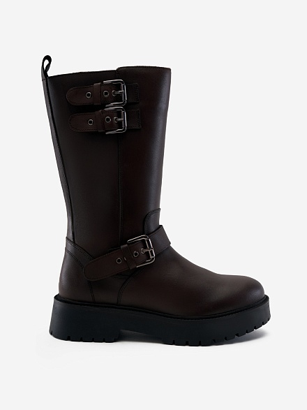 Сапоги  кожаные на молнии - S072SZ0330K24POSTO_P Обувь жен. (VR029, 38)