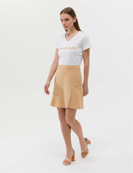 Юбка трапеция трикотажная мини - G022SZ0980SOLO-E Юбка жен. (VR011, 36)