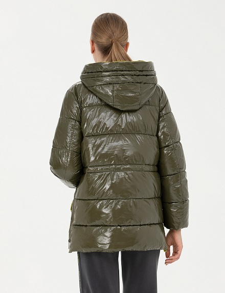 Куртка на кулиске с несъемным капюшоном - G022SZ0MS0NICK Куртка жен. (VR238, 36)