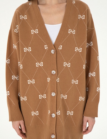 Кардиган на пуговицах удлиненный - G022SZ0TH0RAYLA_H Кардиган жен. (VR015, L)