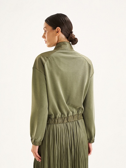 Толстовка без капюшона на молнии - 