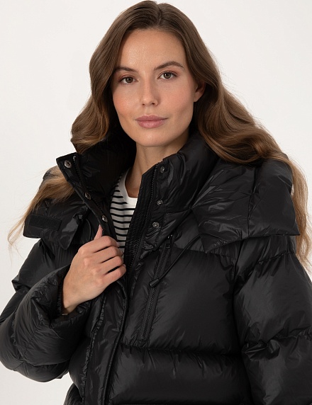 Пуховик укороченный с несьемным капюшоном - G022SZ0MS0NICCO Куртка жен. (VR046, 36)