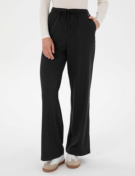 Брюки на кулиске прямые - G022SZ0780PENY Брюки жен. (VR006, 34)