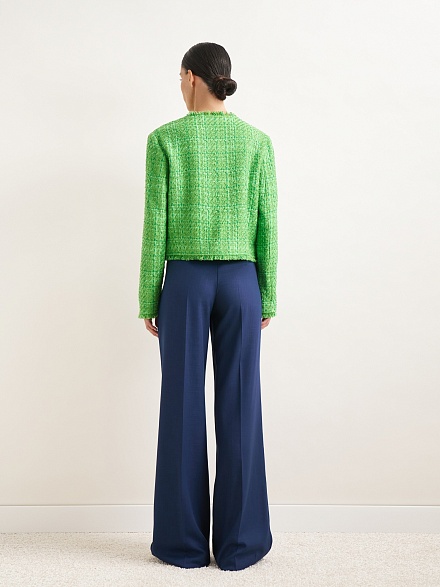 Пиджак твидовый укороченный - G022SZ0020C-SANTORI-R Пиджак жен. (VR055, 40)