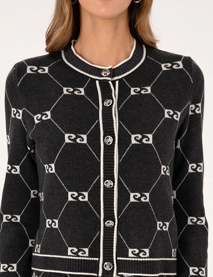 Кардиган на пуговицах с узором - G022SZ0TH0LENAR_H Кардиган жен. (VR006, XL)