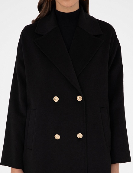 Пальто двубортное с добавлением шерсти прямое - G022SZ0KS0JOSE Куртка жен. (VR046, 36)