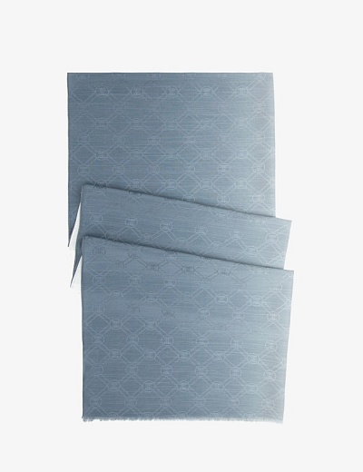 Шарф с узором из смеси шелка и хлопка - A022SZ093SALKUBBEY_DEGRADE Шарф жен. (VR036)