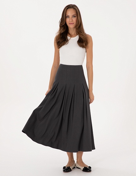 Юбка миди в складку - G022SZ0980FAMOS Юбка жен. (VR006, 36)