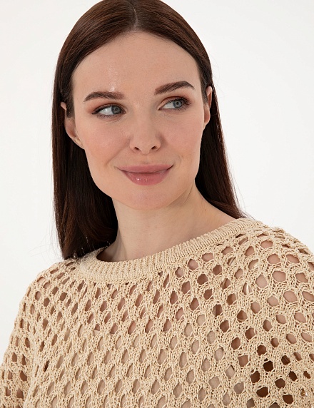 Джемпер-сетка - G022SZ0TK0REDA Кофта жен. (VR011, XS)