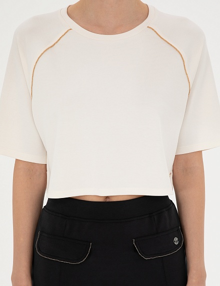 Футболка оверсайз  укороченная - G022SZ0820BRIM_S Толстовка жен. (VR019, XS)