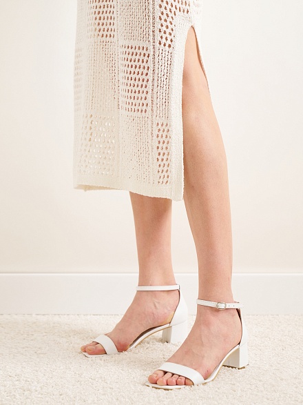 Юбка миди в сетку - 