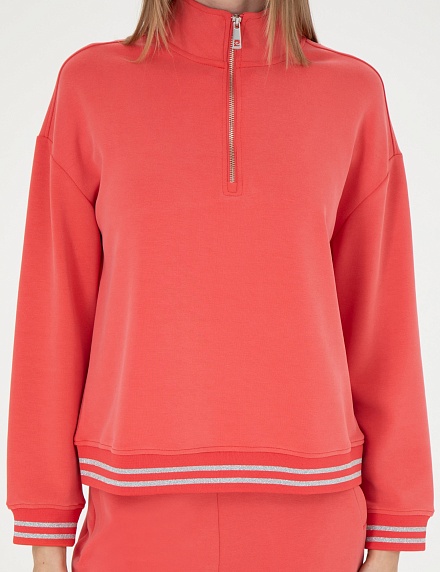 Толстовка с воротником на молнии - 