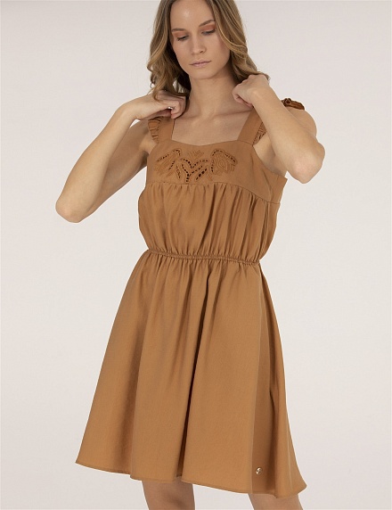 Платье мини без рукавов расклешенное - G022SZ0320NEVIL Платье жен. (VR015, 42)