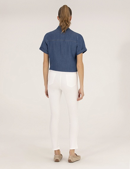 Джинсы укороченные зауженные - G022SZ0780DERIN-23Y Брюки жен. (VR019, 44)