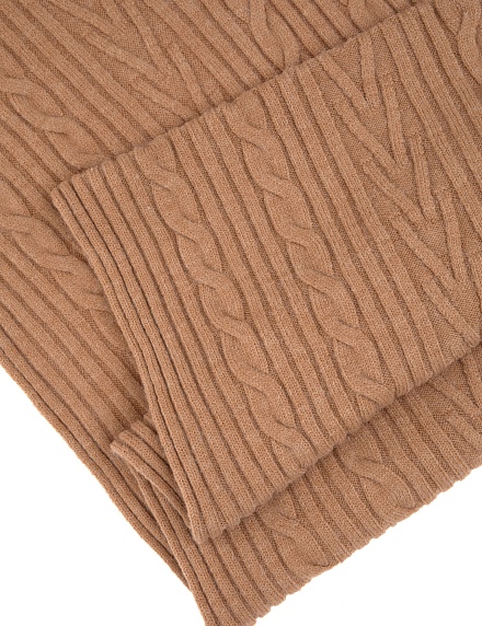 Шарф с рельефным узором - A022SZ0DHTRKMABES Шарф жен. (VR011)