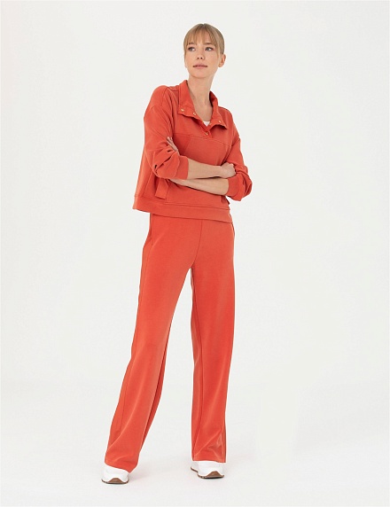 Толстовка с воротником на кнопках - 