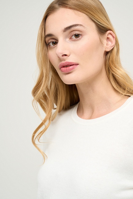 Джемпер с добавлением шерсти и кашемира - G022SZ0TK0R-PELY-B Кофта жен. (VR071, S)