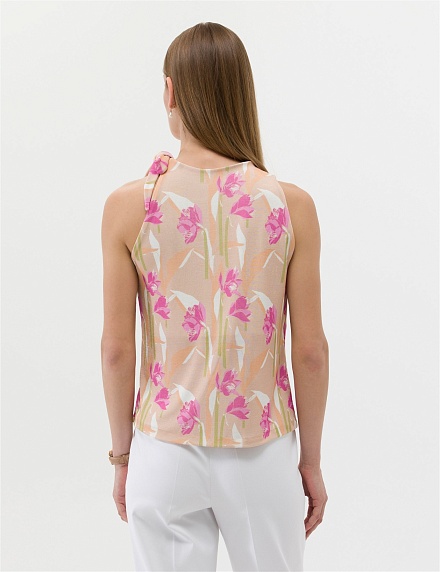 Топ с декоративным узлом - G022SZ0110PENDRA-B Футболка жен. (VR233, L)