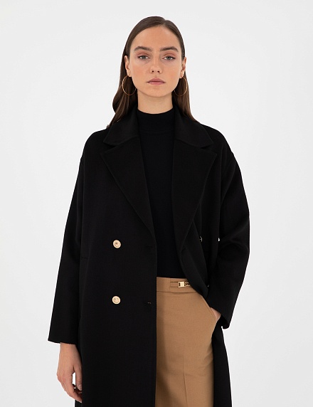 Пальто двубортное с добавлением шерсти прямое - G022SZ0KS0JOSE Куртка жен. (VR046, 36)