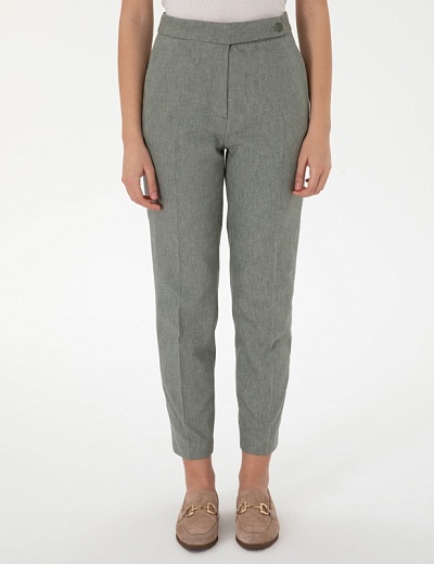 Брюки с добавлением льна зауженные - G022SZ0030GRATA_P Брюки жен. (VR027, 36)