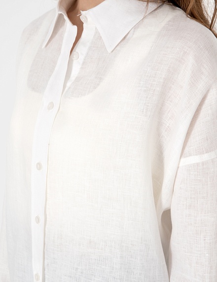 Рубашка льняная оверсайз - G022SZ0040KETO_G Сорочка жен. (VR013, 34)