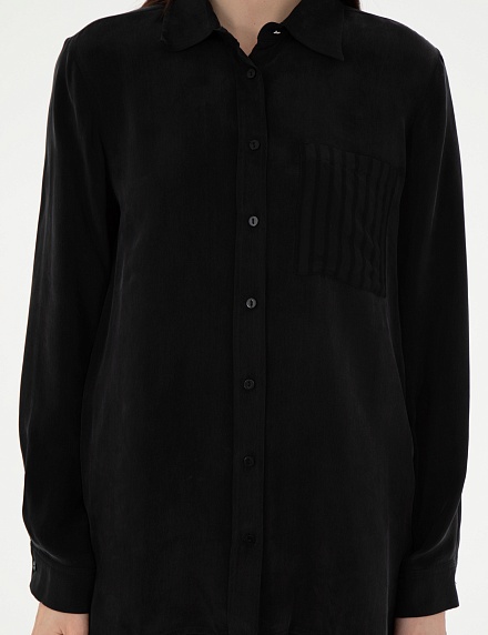 Рубашка с нагрудным карманом прямого кроя - G022SZ0040PARENSO_G_25Y Сорочка жен. (VR046, 34)