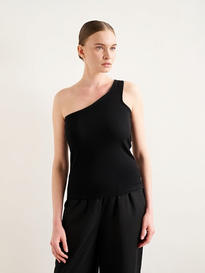 Топ из вискозы на одно плечо - G022SZ0110NEYO Футболка жен. (VR046, XL)