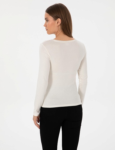 Лонгслив базовый - G022SZ0110SEMUSE Футболка жен. (VR019, L)