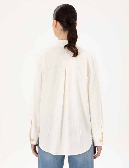 Рубашка вельветовая прямого кроя - G022SZ0040ENDA_G Сорочка жен. (VR019, 40)