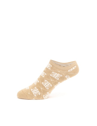 Носки короткие с монограмой бренда - A022SZ013PTKJAKARLIPATIK Носки жен. (VR011, 36-40)