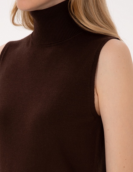 Топ трикотажный с воротником-стойка - G022SZ0TK0DERRA_B Кофта жен. (VR029, M)